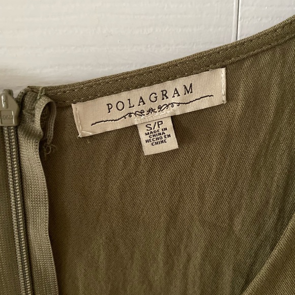 🎉 SOLD LOCALLY🎉 Olive green midi dress - Picture 2 of 5